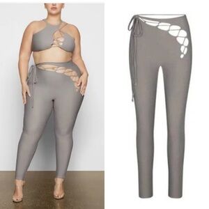 Skims Lace Up Leggings New With Tags